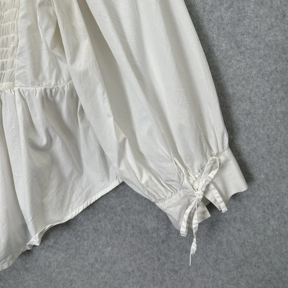 Anthropologie smocked sweetheart
